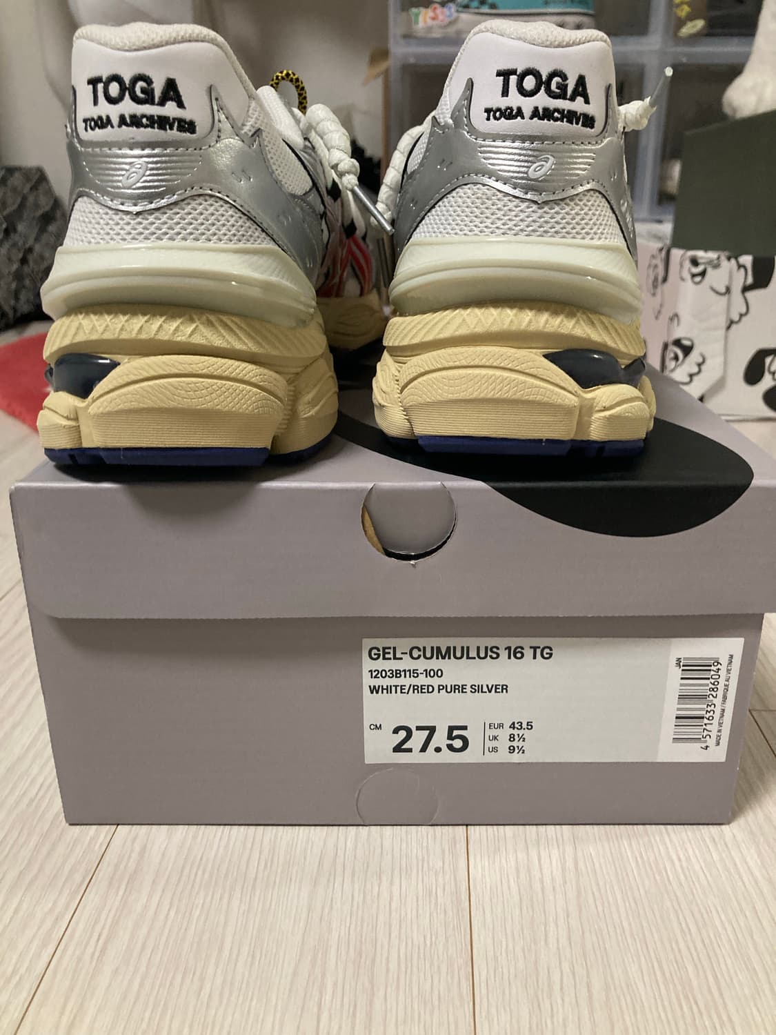 아식스 토가 젤 큐물러스 275 팝니다 상품이미지5