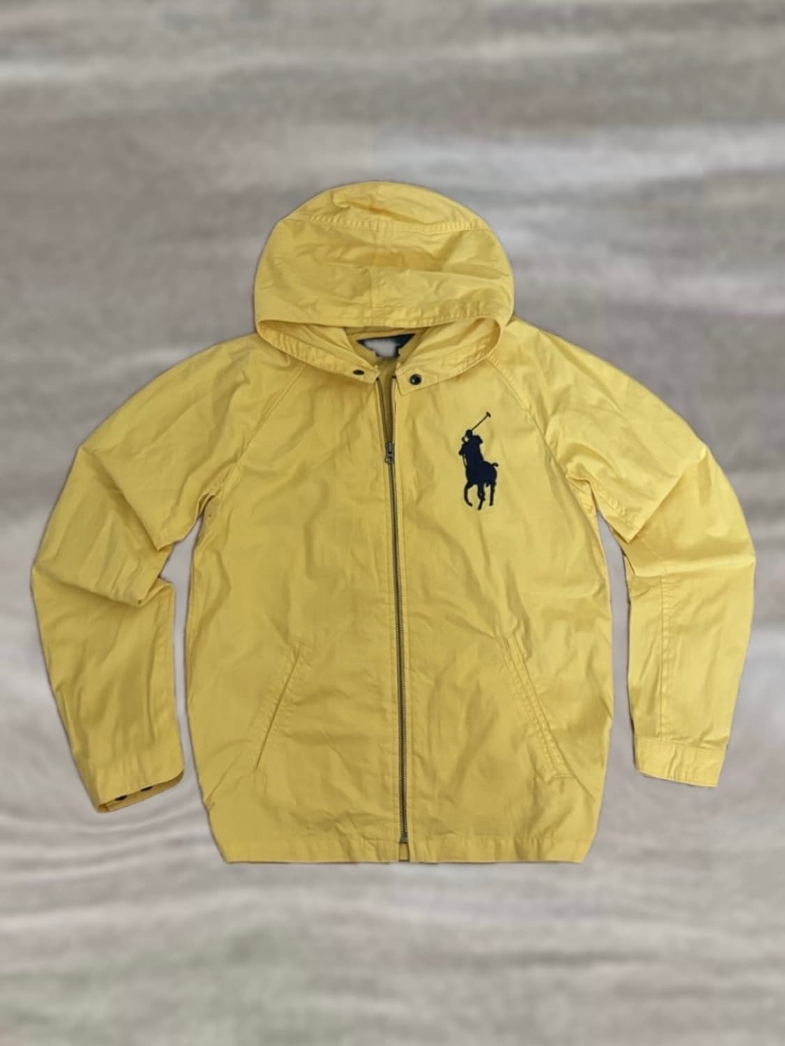 폴로 랄프로렌 옐로우 빅포니 블루종 후드집업 상품이미지1