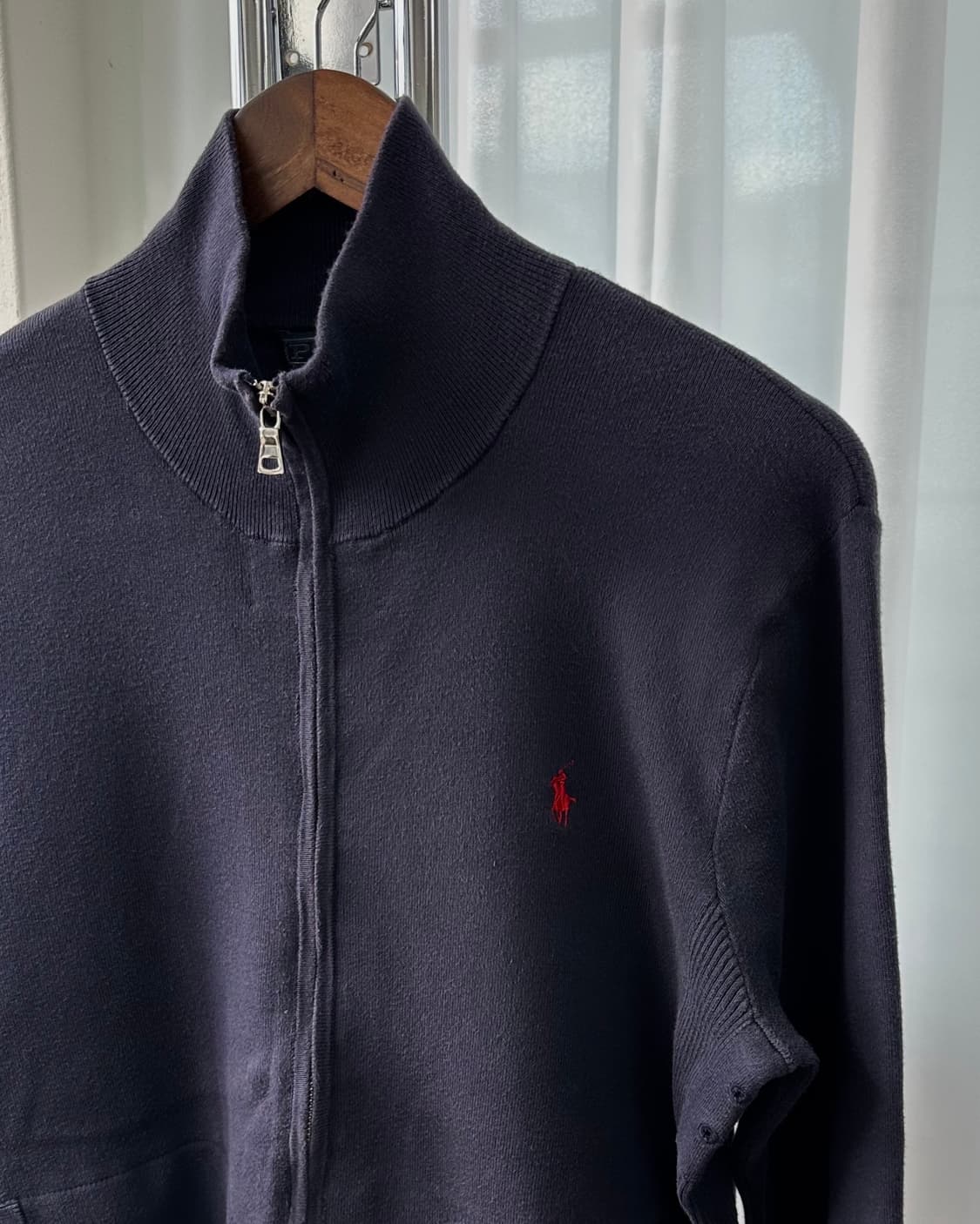 [L]폴로 랄프로렌 투웨이 니트 집업 navy 상품이미지4