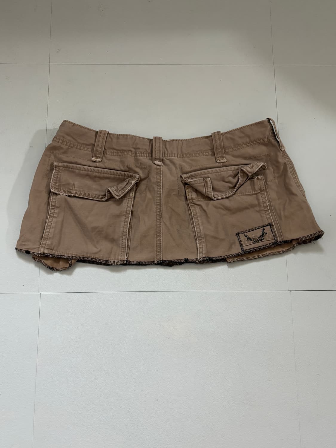 • hurtremake Beige Fur Belt Cross-printe 상품이미지8