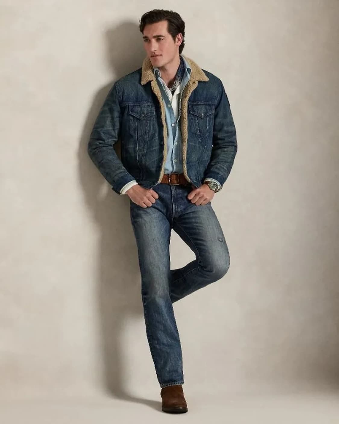 폴로 셰르파 쉐르파 트러커 데님자켓 상품이미지5