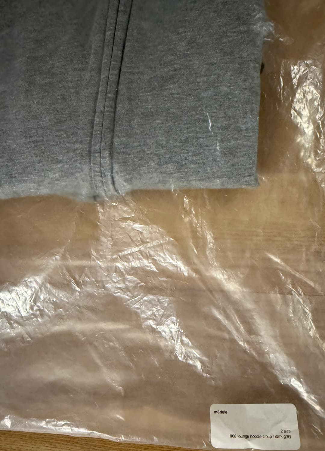 mudule 머듈 라운지 후드집업 그레이 상품이미지1