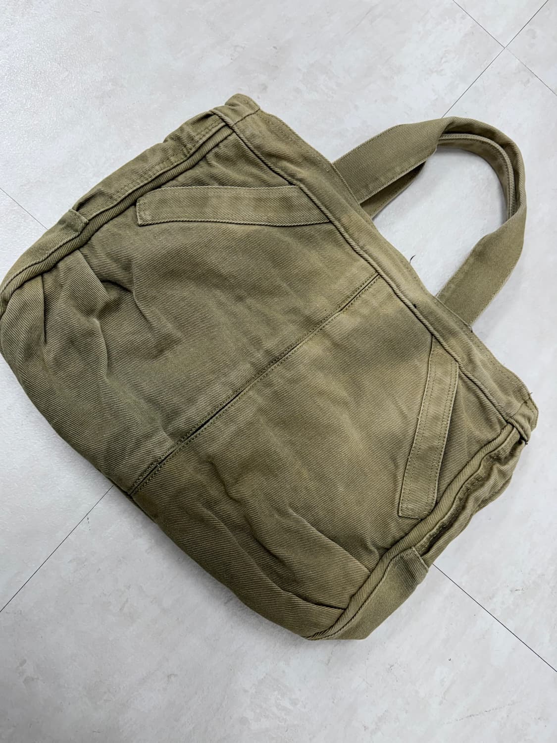 •빈티지 밀리터리 멀티포켓 토트백 상품이미지4