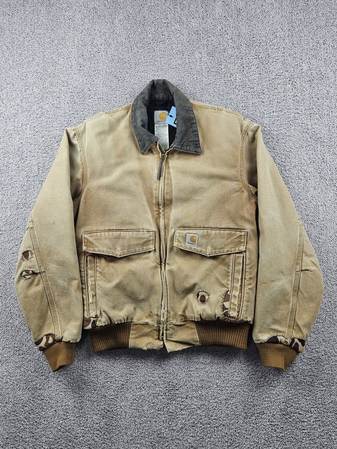 칼하트 J165 데저트카모 리페어 커스텀 워크자켓 ( M )/ 10595 상품이미지2