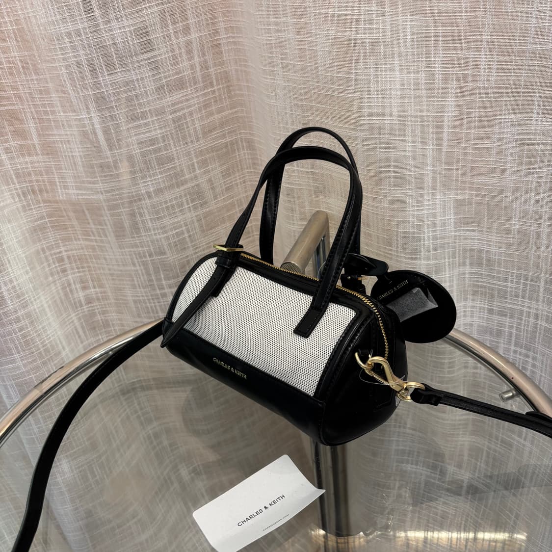 정품 찰스앤키스 미니 토트 크로스백     상품이미지4