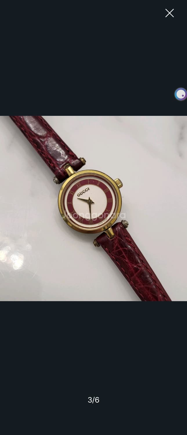 (정품)구찌 여성 쉐리라인 빈티지 시계 판매합니다. 상품이미지2