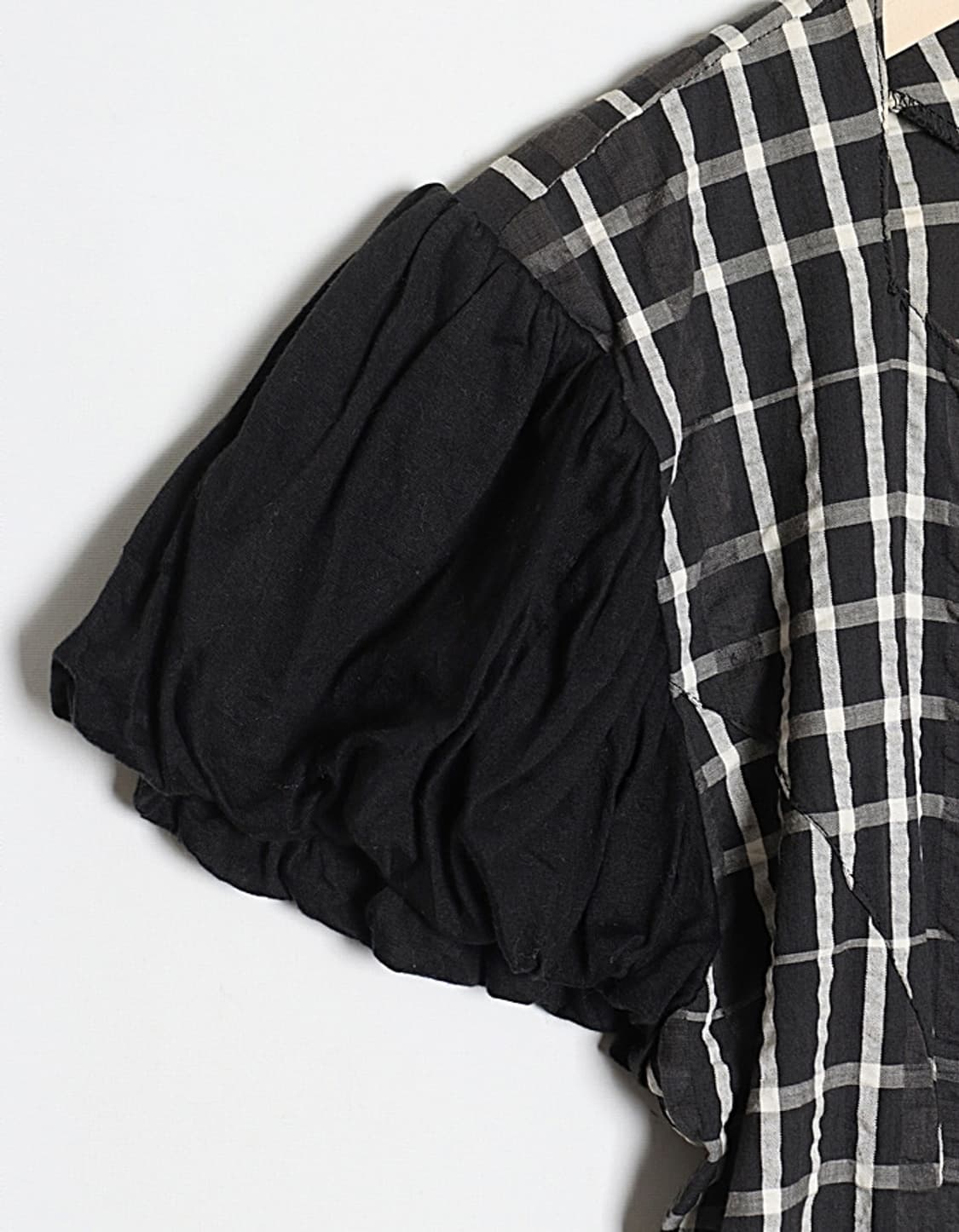 VOICE INTERNATIONAL Seersucker Blouse 상품이미지4