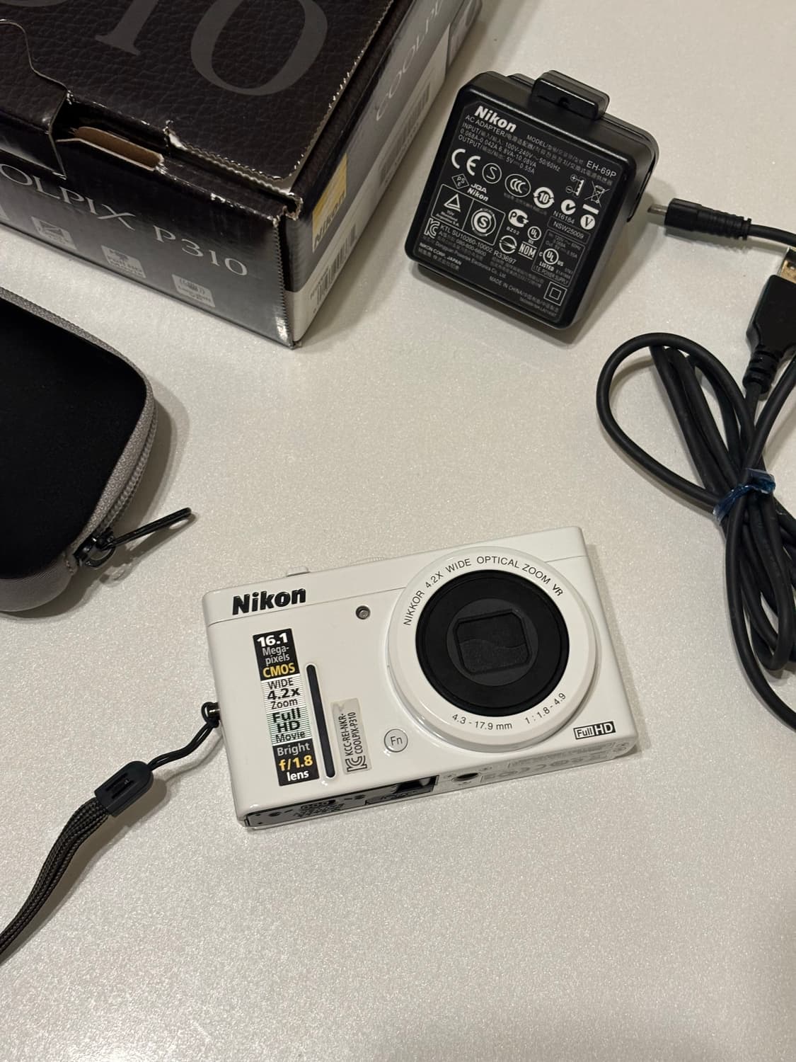 니콘 쿨픽스 p310 화이트 풀박스 상품이미지2