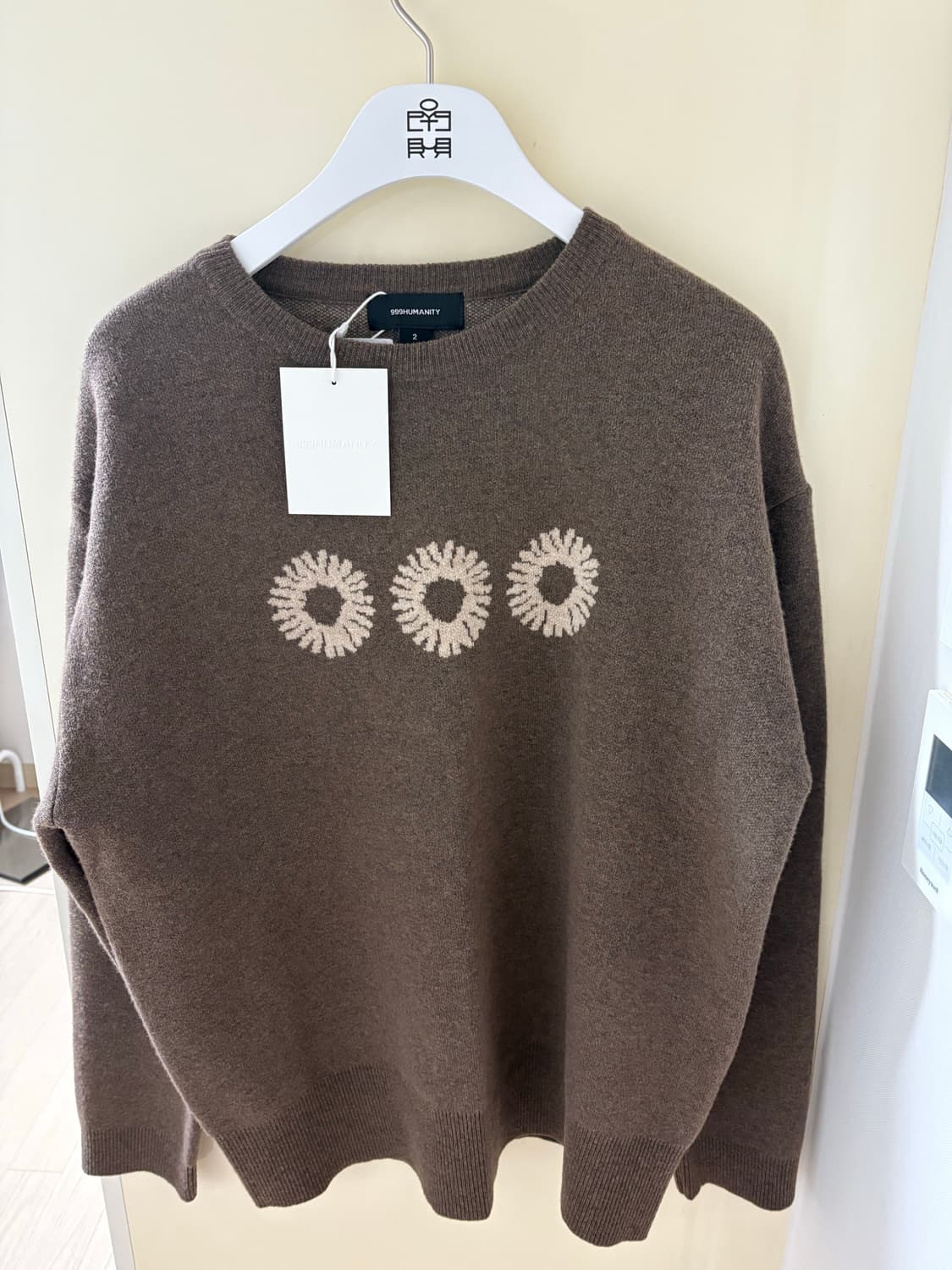 999 휴머니티 브라운 니트 2사이즈 상품이미지2