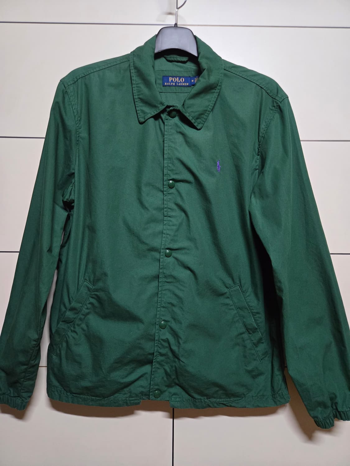 폴로 랄프로렌 남성 신형 포플린 코치자켓(큐알택 정품인증) 상품이미지1