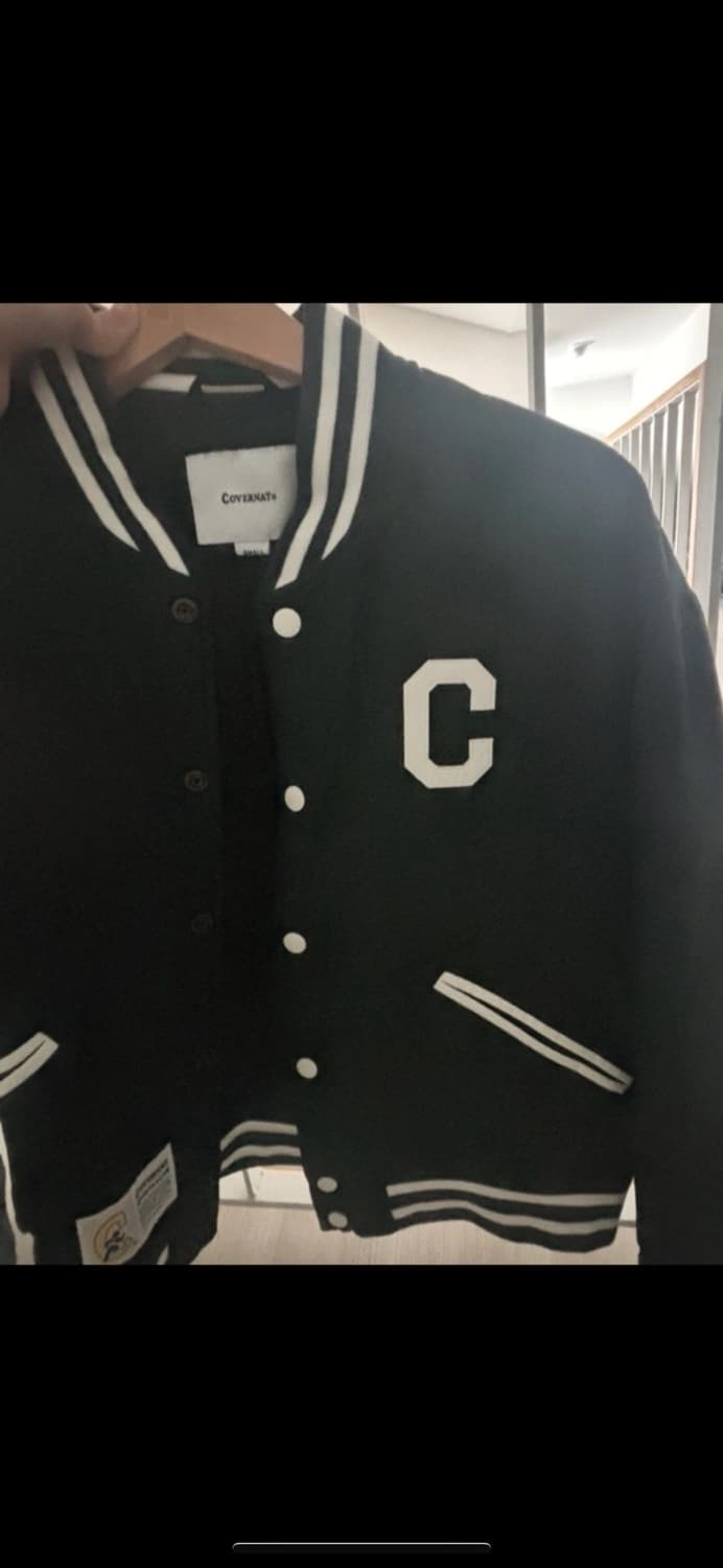 커버낫 스포츠 C 로고 바시티 자켓 s사이즈 상품이미지3