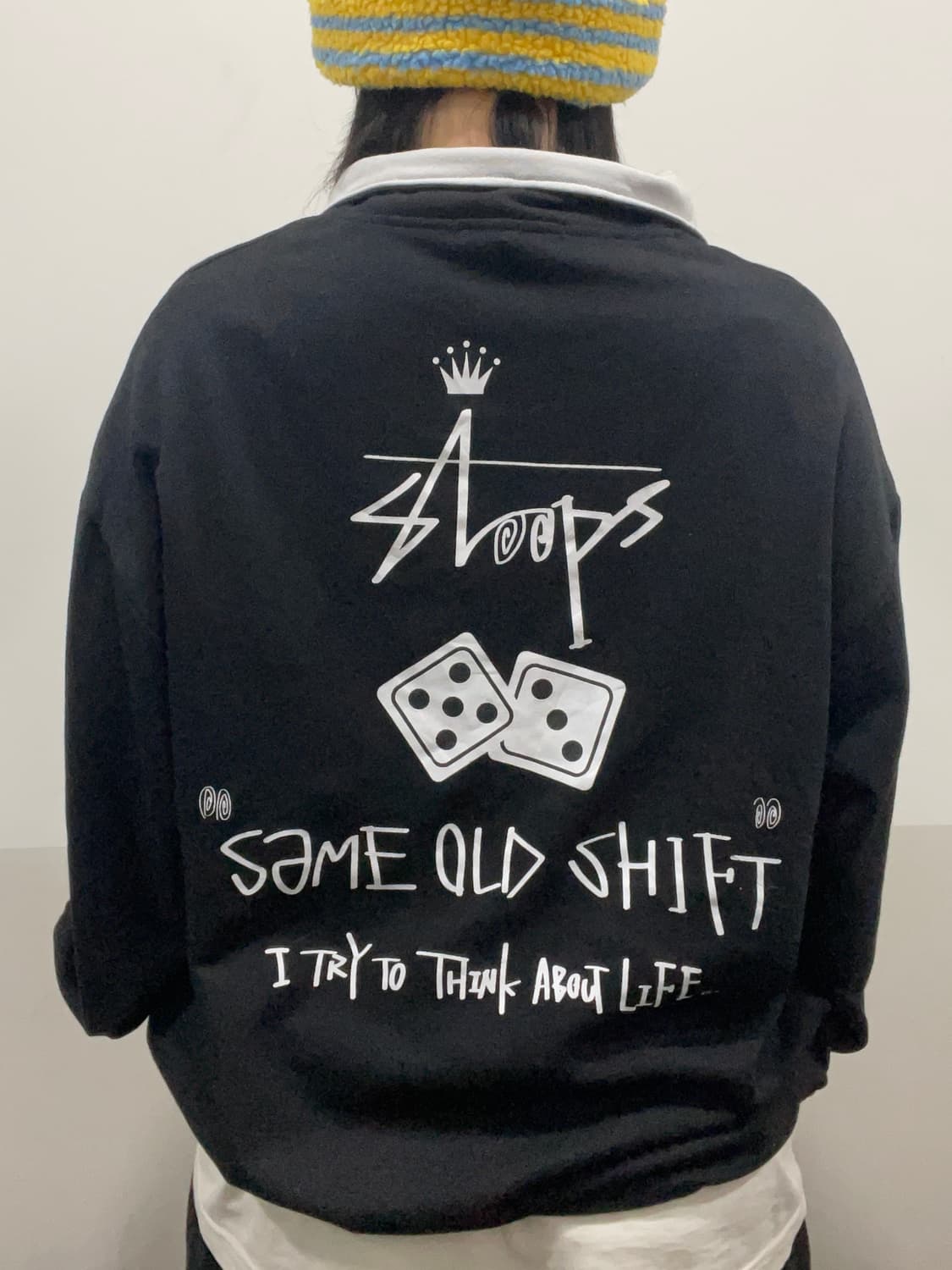 Jpn Beno 스투시 오마주 하이넥 반집업 스웻셔츠 상품이미지1