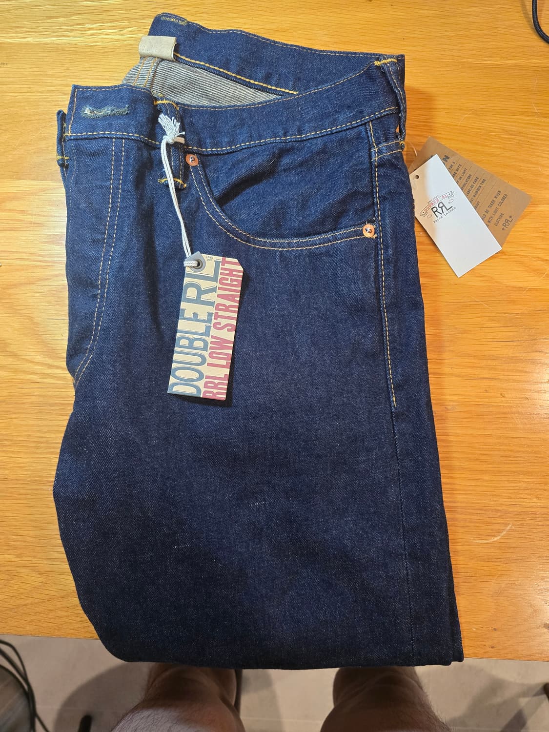 (새상품) 더블알엘 RRL 로우 스트레이트 셀비지 33인치 (33x32) 상품이미지3