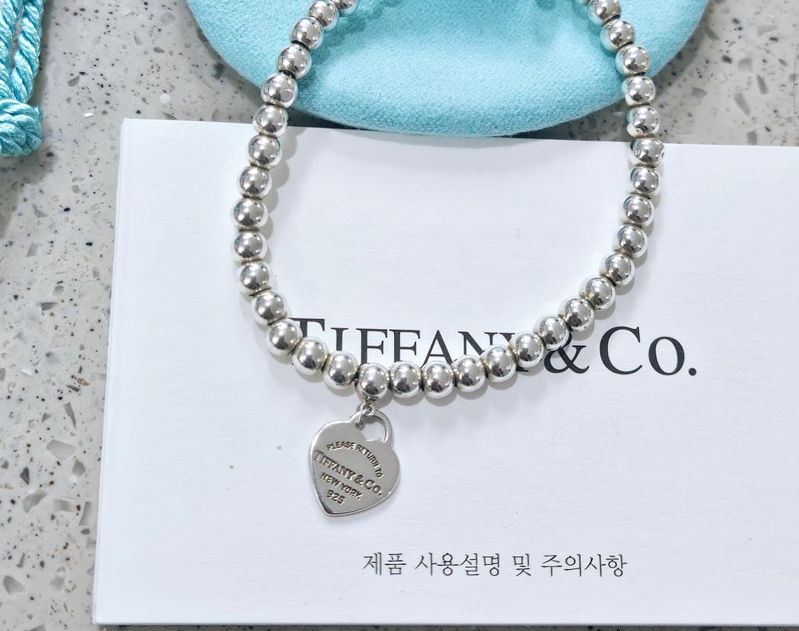 티파니앤코 리턴투 하트 팔찌 XS 16cm [레드/정품] 상품이미지3