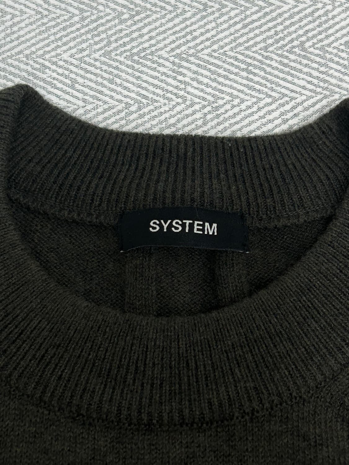 한섬 시스템 옴므 울100% 니트 남성 100사이즈 상품이미지5