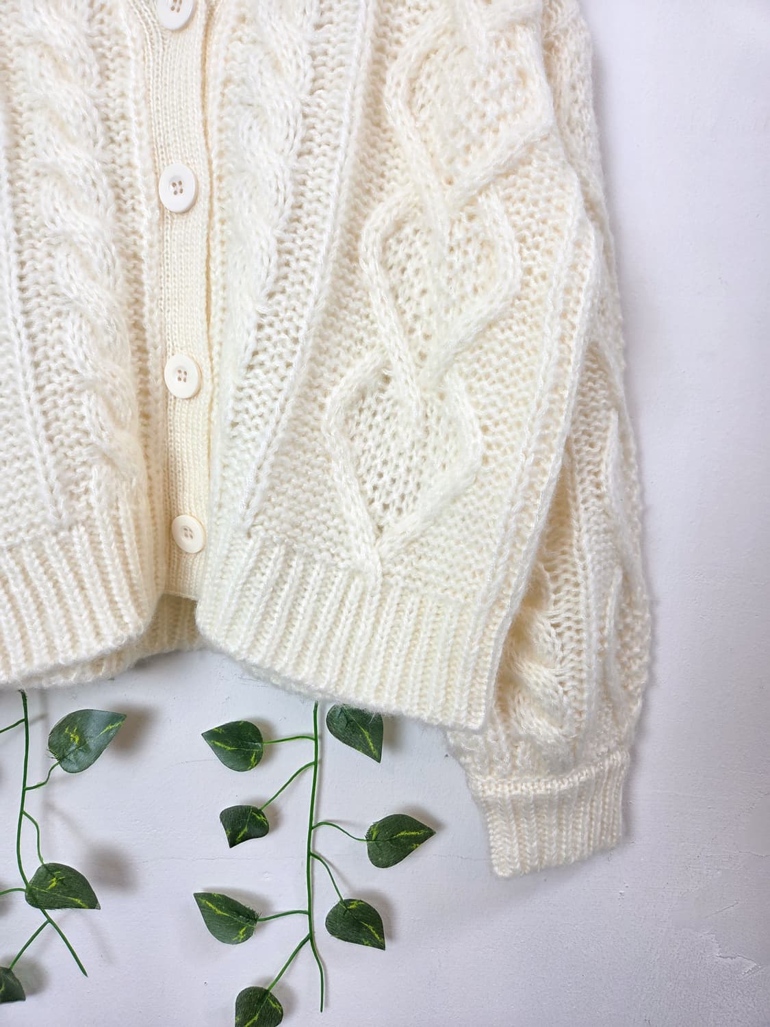 아이보리 아방핏 가디건 상품이미지3