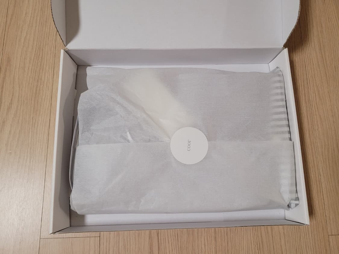 쿠어 볼드 스트라이프 셔츠 그레이 M 새상품 상품이미지2