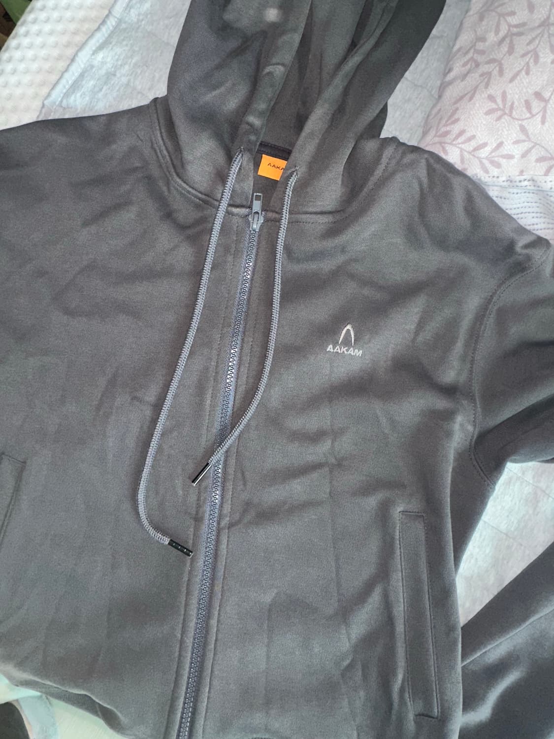 아캄 후드집업 카키 상품이미지1