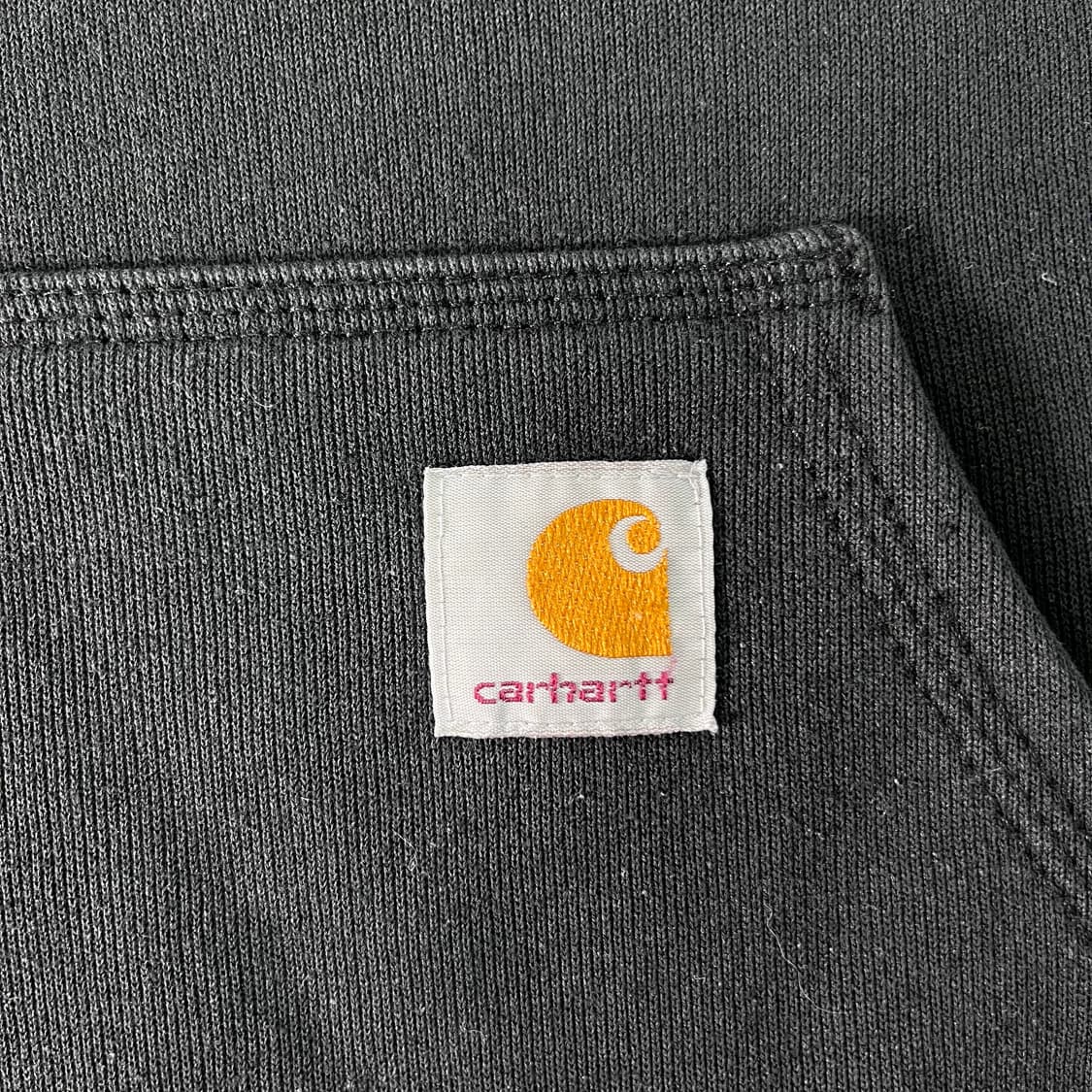 105 칼하트 사이드라인 블랙 후드티 상품이미지3