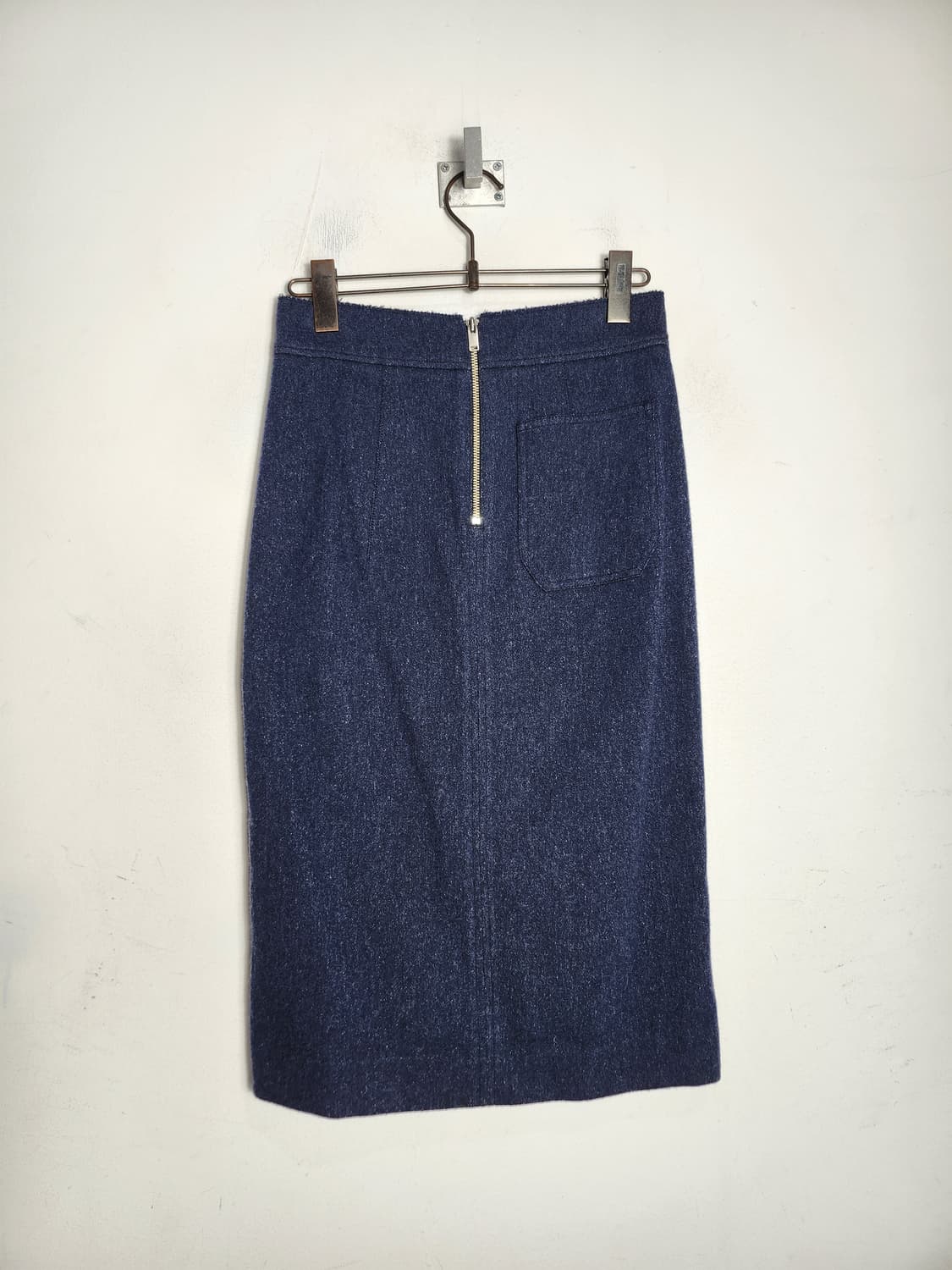 시스템 울 혼방 미디 스커트 상품이미지5