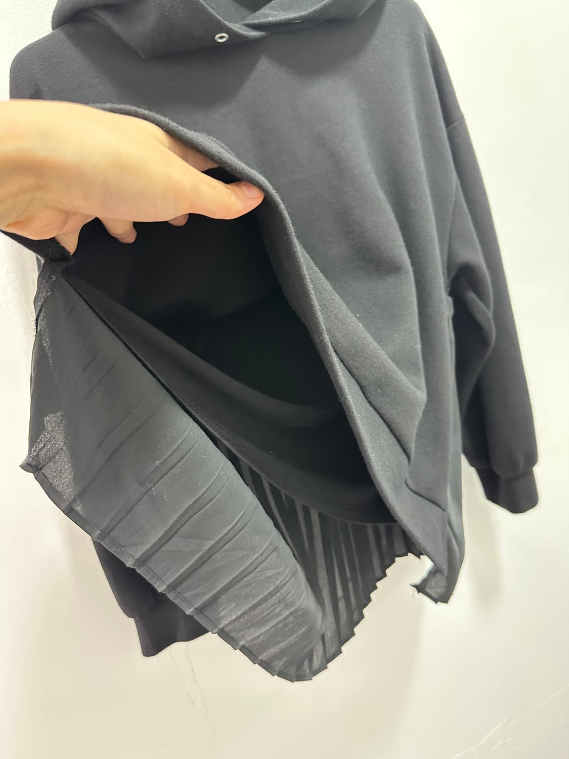 Vintage back pleats hoodie 상품이미지6
