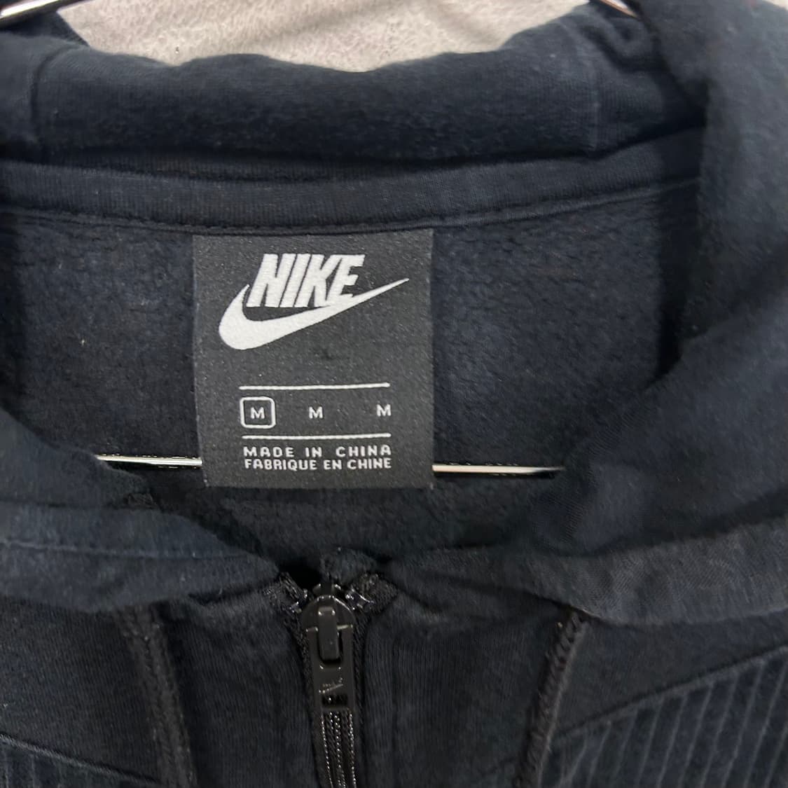 나이키 스우시 벨벳포인트 크롭 후드 아노락 상품이미지3