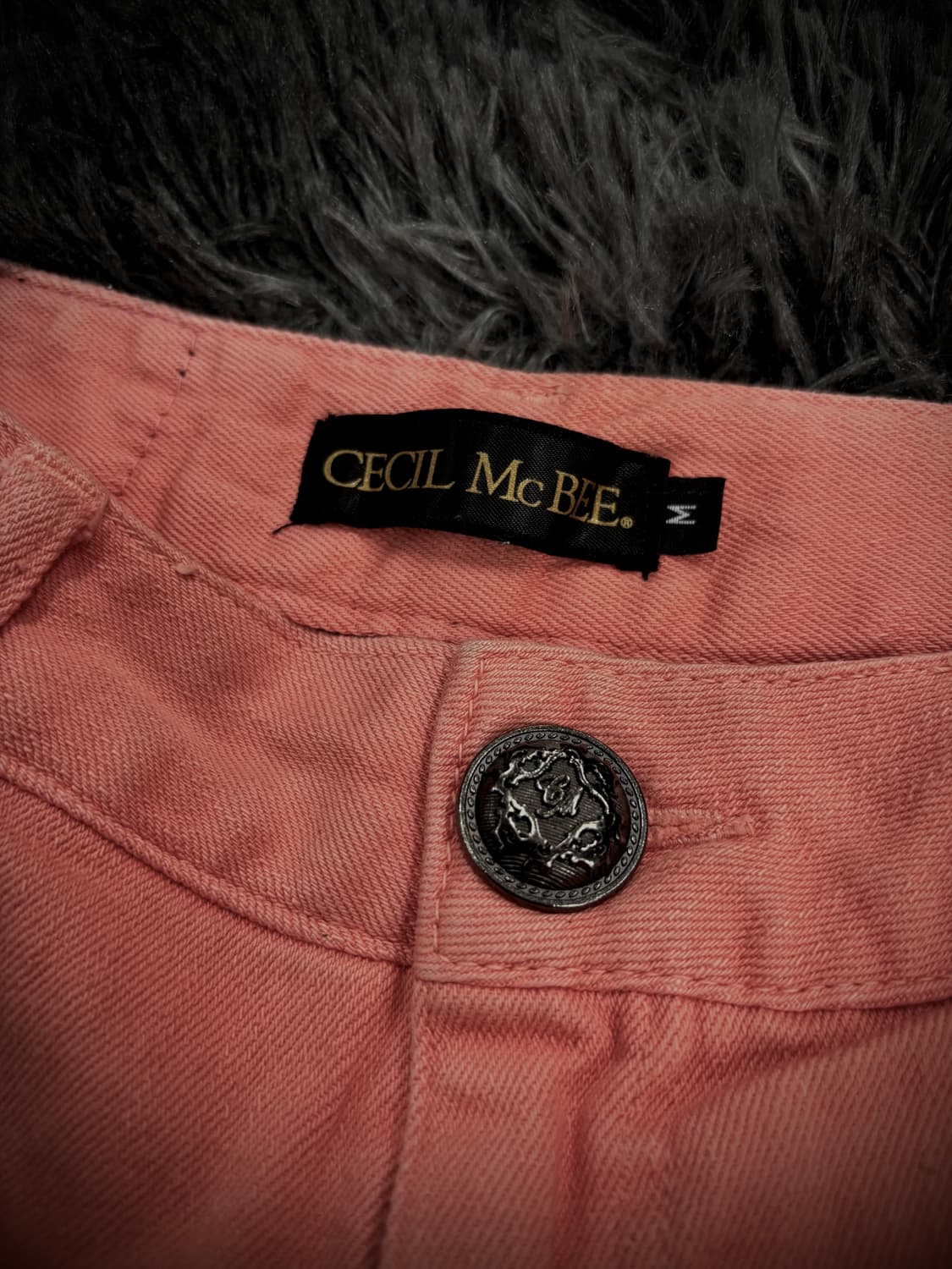 CECIL McBEE 핑크 데님 숏팬츠 상품이미지6