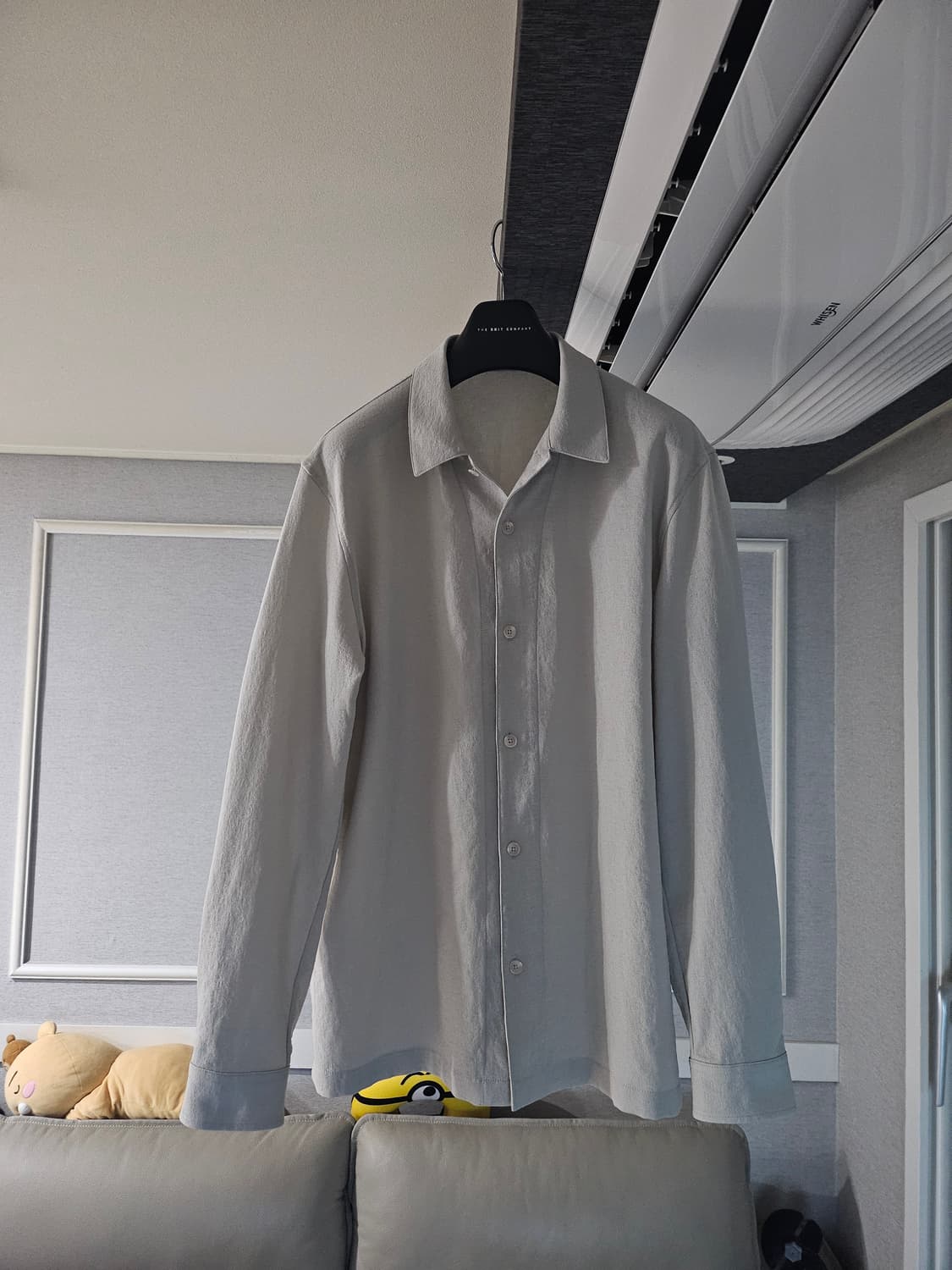 [거의 새것] 질스튜어트뉴욕 오픈 카라 셔츠 남방 L 상품이미지1