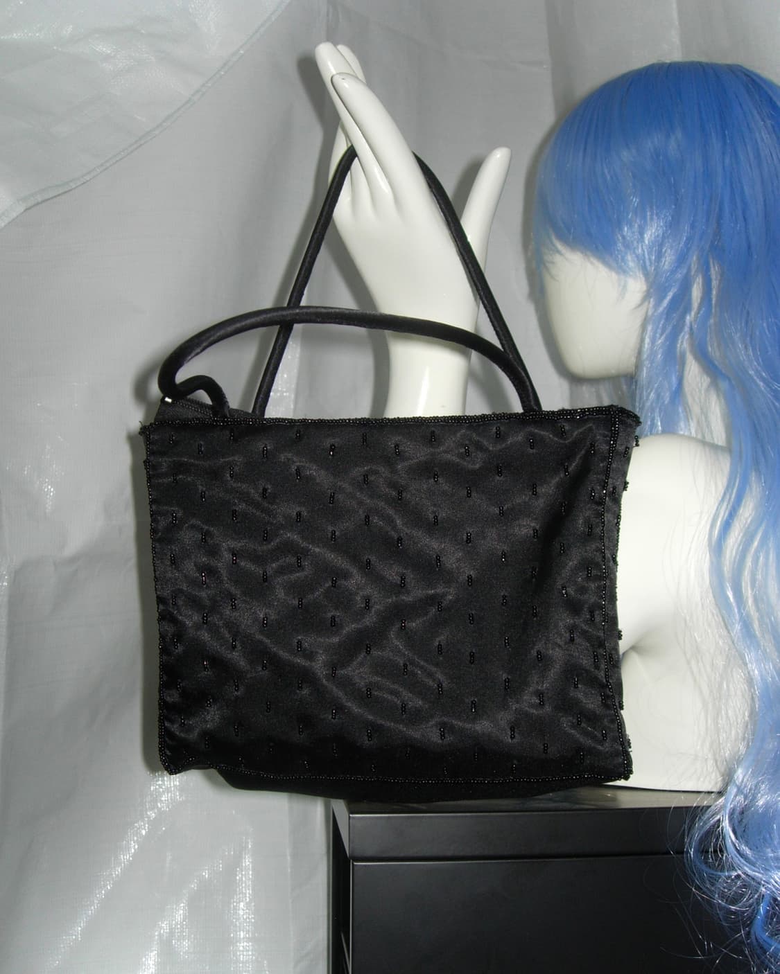 Black Beads Rose Mini Bag 상품이미지3