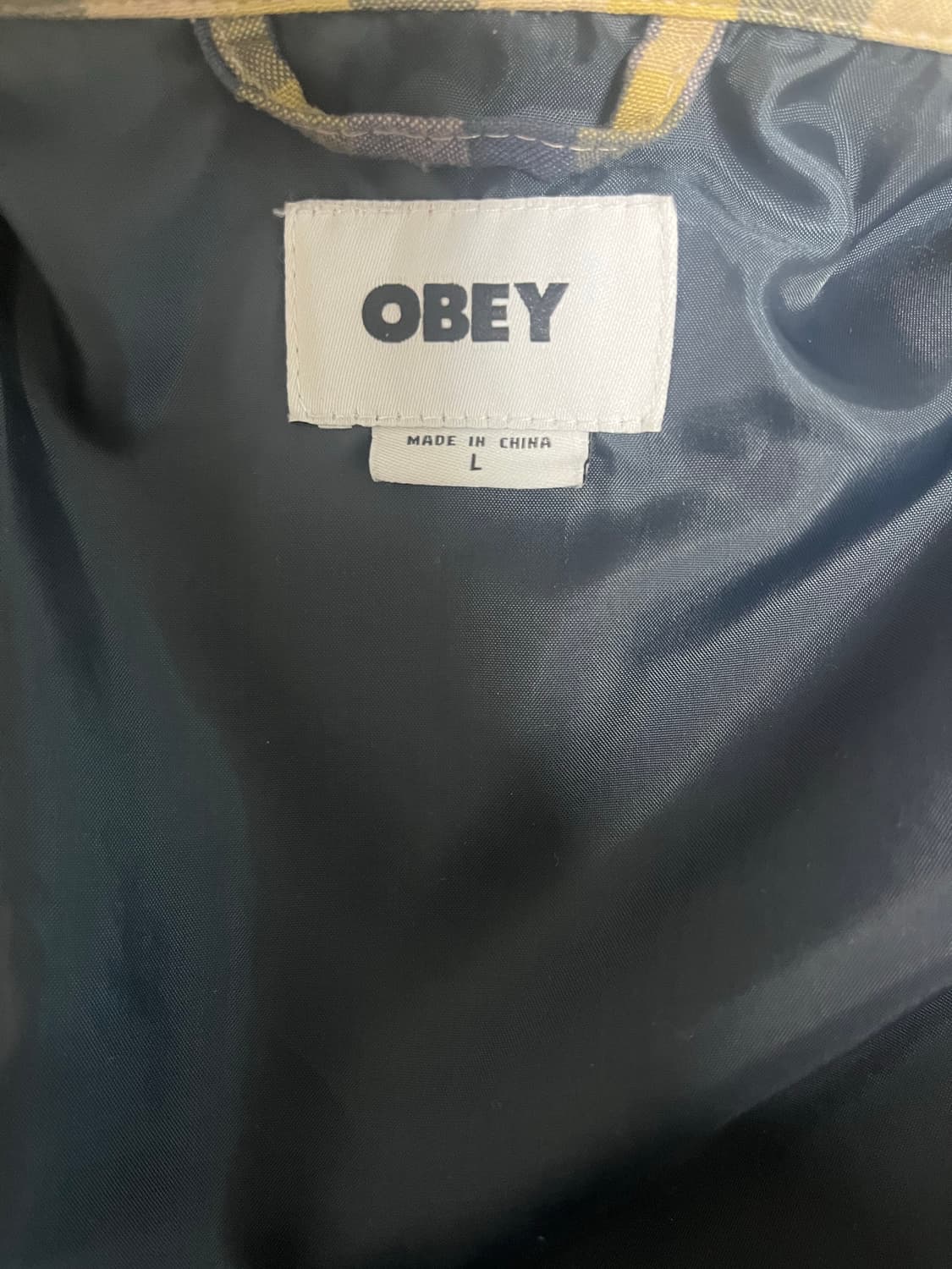 Obey checkered jacket 상품이미지3