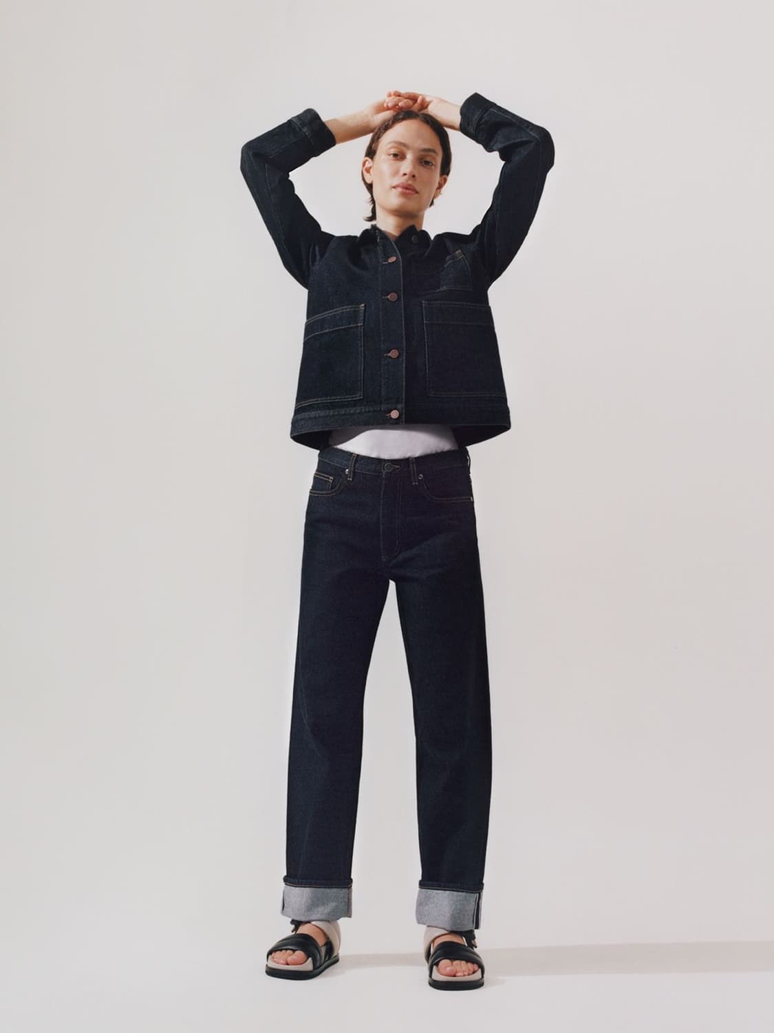 COS 코스 straight turn-up jean (size 27) 상품이미지1