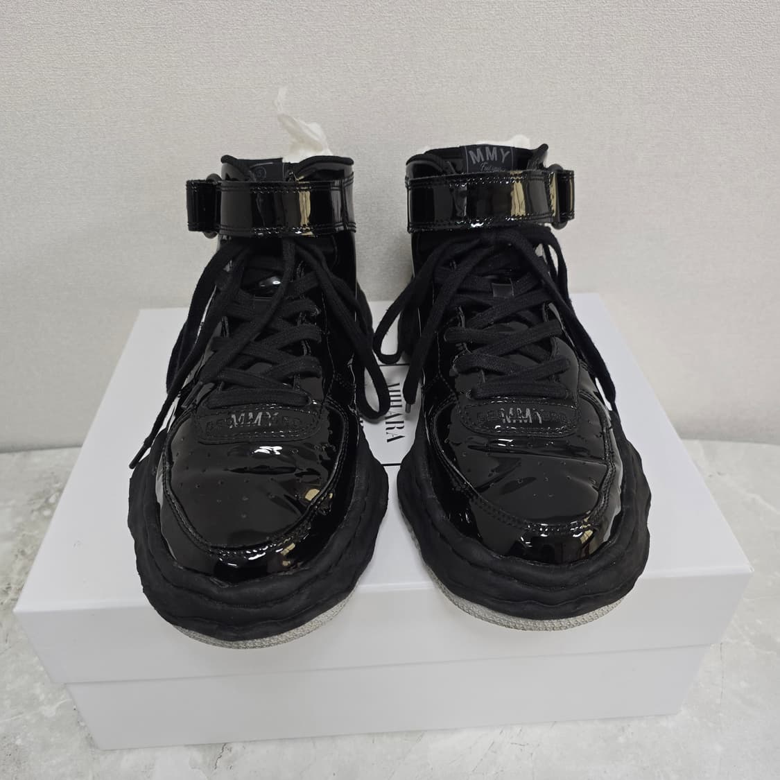 미하라 야스히로 x 베드 J.W. 포드 웨인 페이던트 하이탑 42사이즈 상품이미지3