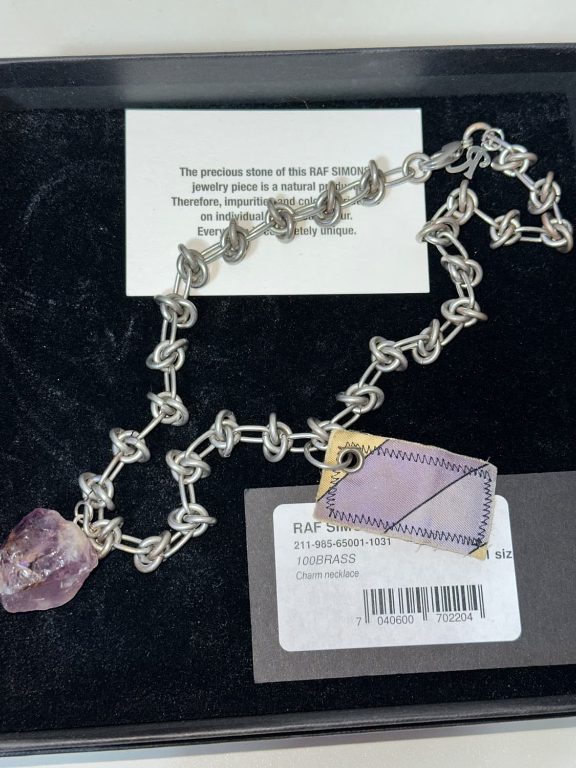 라프시몬스 스톤 참 목걸이 상품이미지2