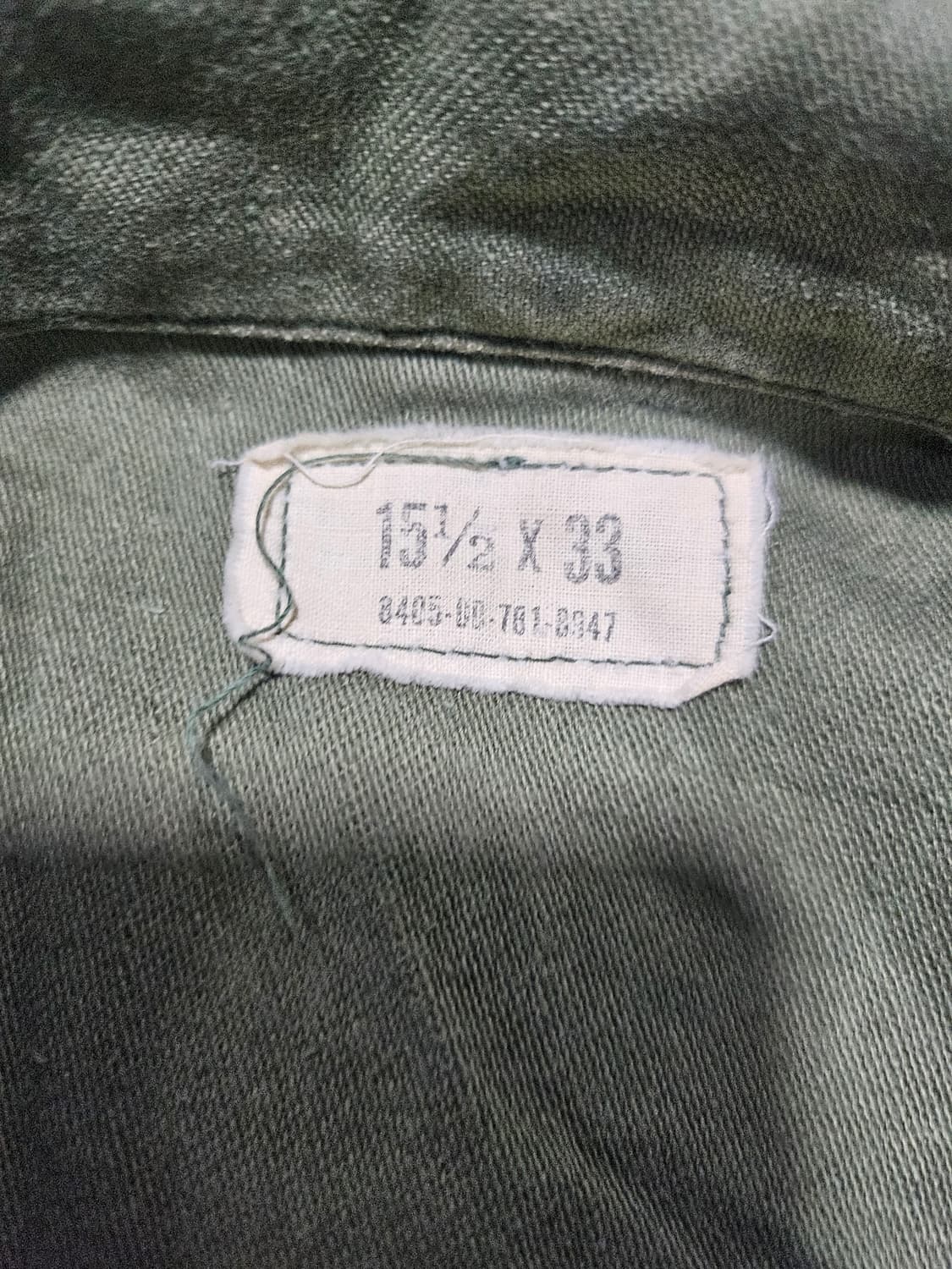 70s 미군오리지날 OG107  셔츠  상품이미지3