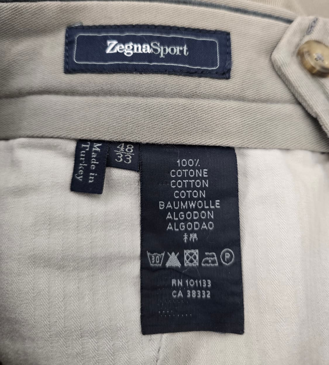 제냐스포츠 남성 면바지.   싸이즈 31 상품이미지5