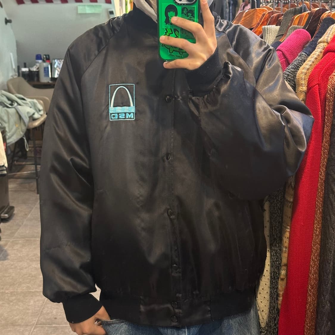 [NO.9] 빈티지 West Out 새틴자켓 상품이미지1