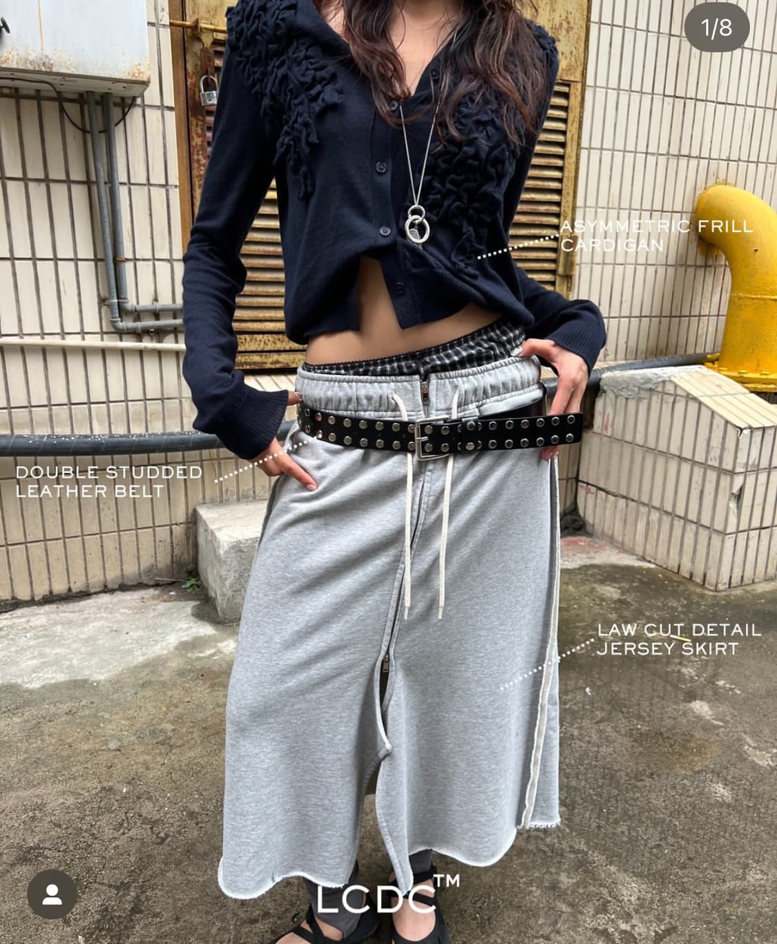 lcdc 져지 스커트 상품이미지1