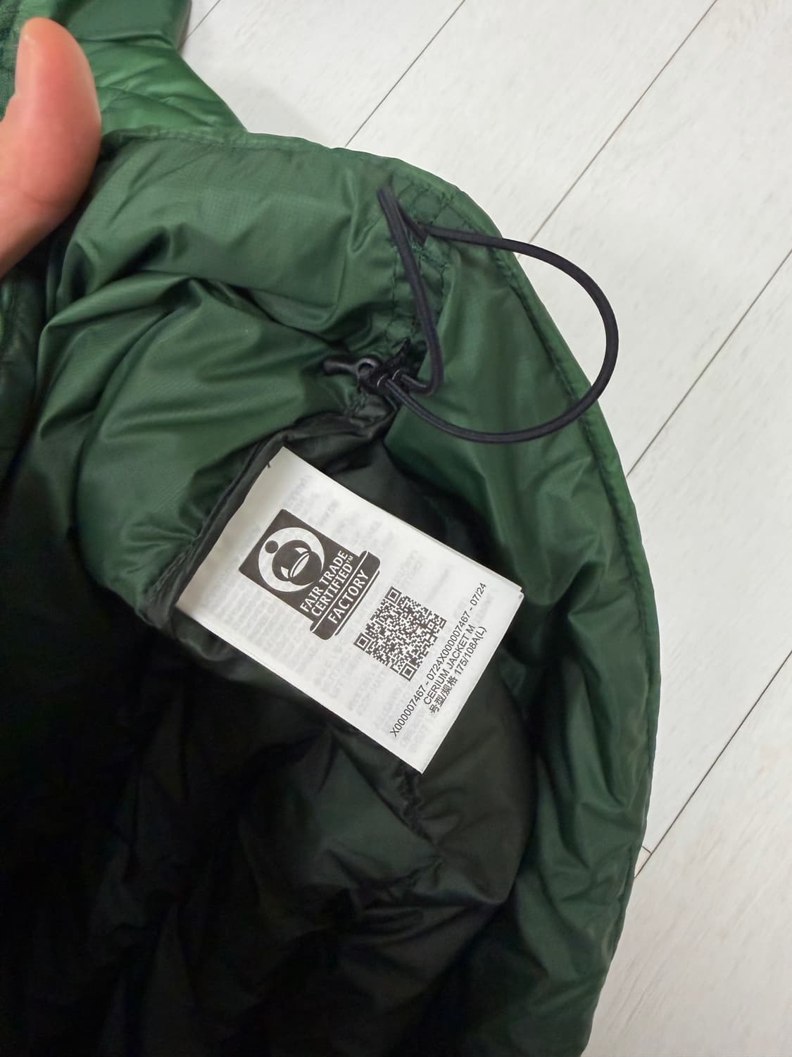 아크테릭스 세륨 자켓 L 사이즈  상태 9.5/10  사진찍고 절대 안입 상품이미지8