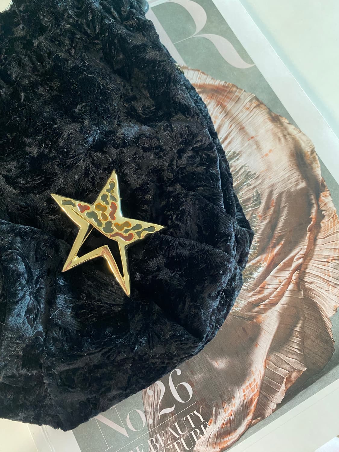 빈티지 스타 별 모양 브로치 수입 상품이미지5