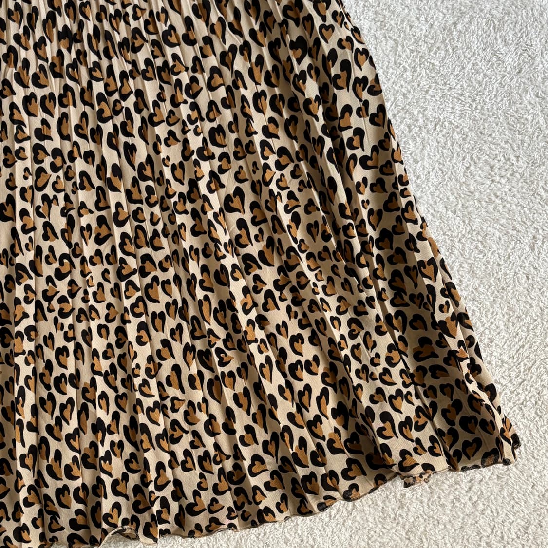 일본빈티지 레오파드 호피 스커트 상품이미지3