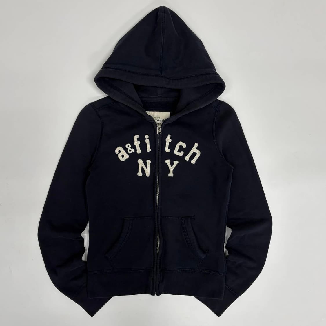 아베크롬비 y2k 여리핏 블랙 대장급 걸즈 후드집업 희귀져지(L) 상품이미지2