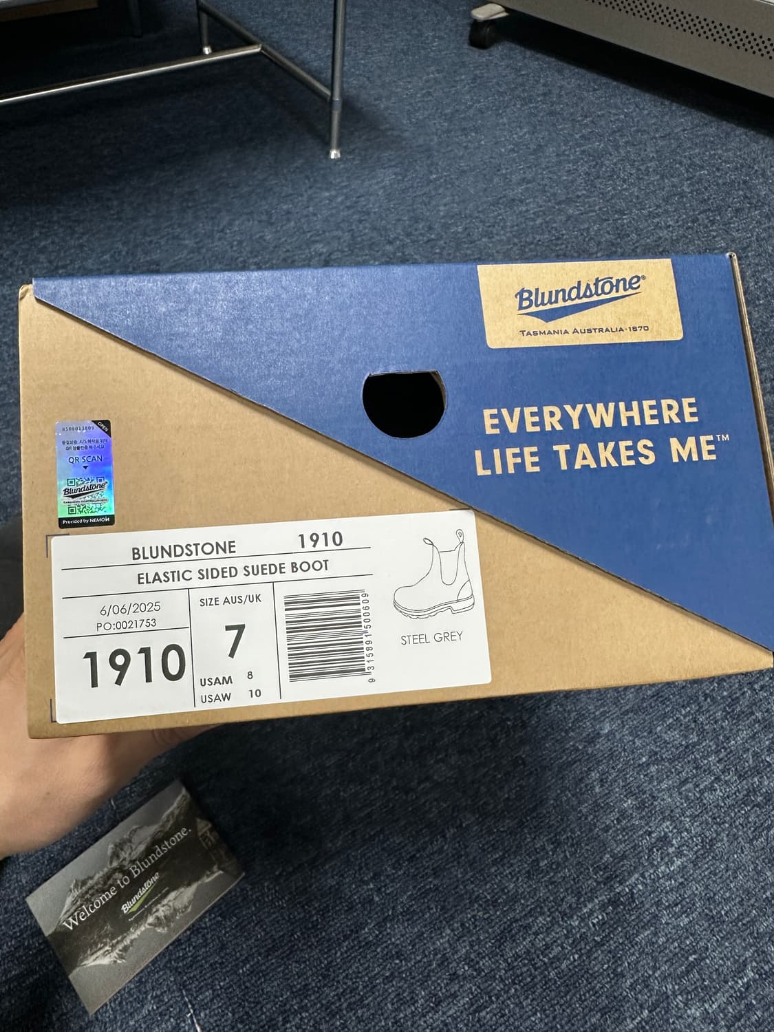 블런드스톤 1910 스틸그레이 AU7 사이즈 상품이미지7