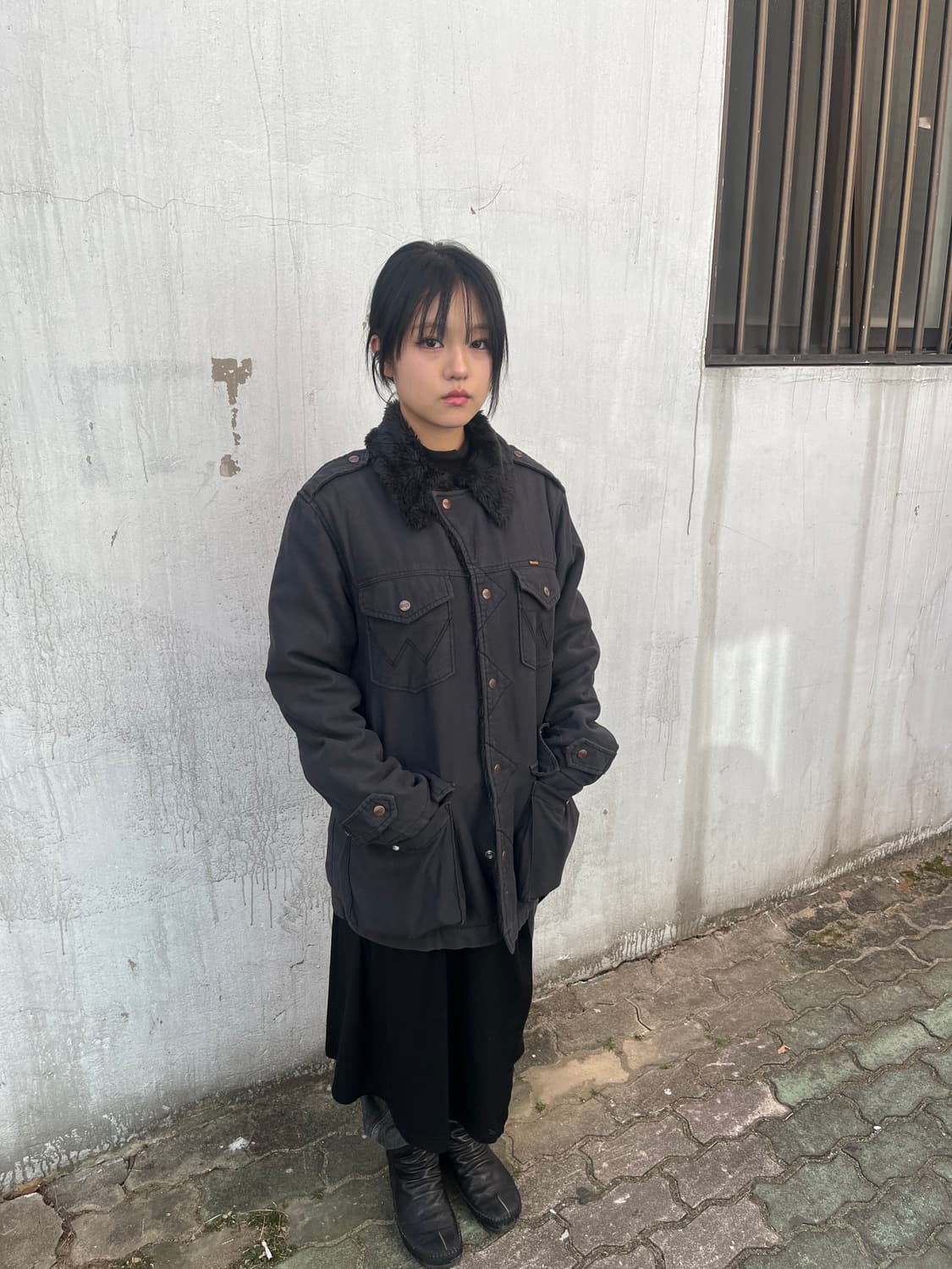 Wrangler 밀리터리 퍼 자켓 상품이미지3