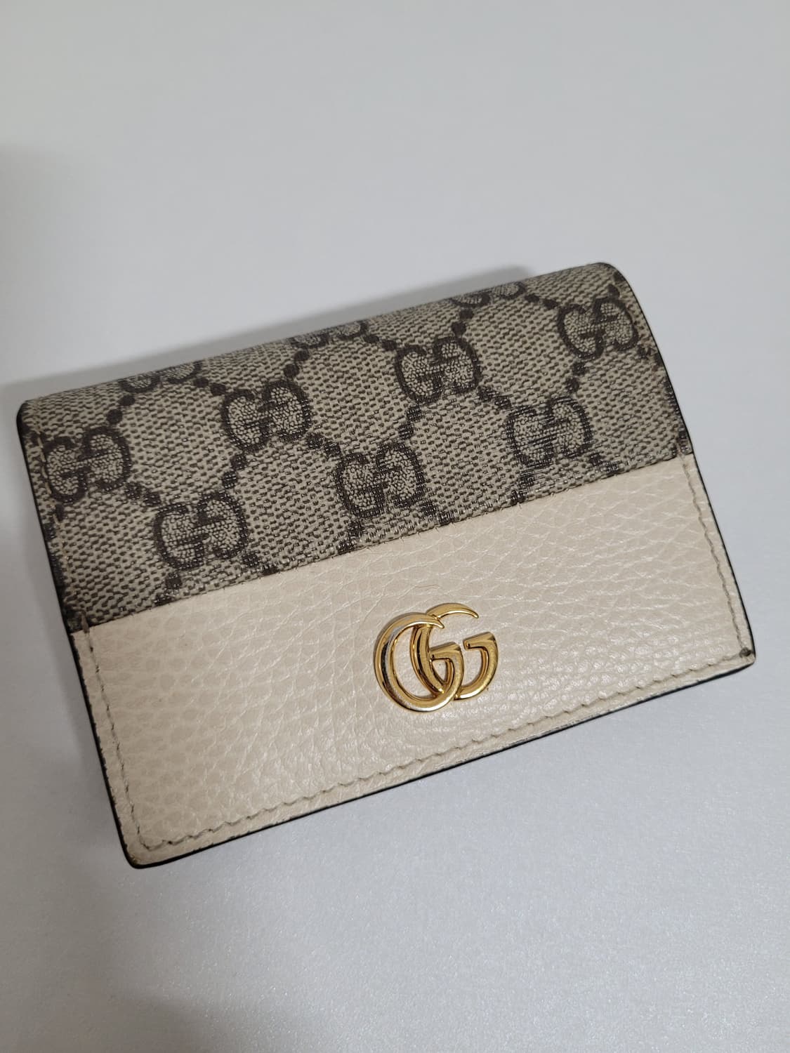 구찌 GG 마몬트 수프림 중지갑 금장 상품이미지2