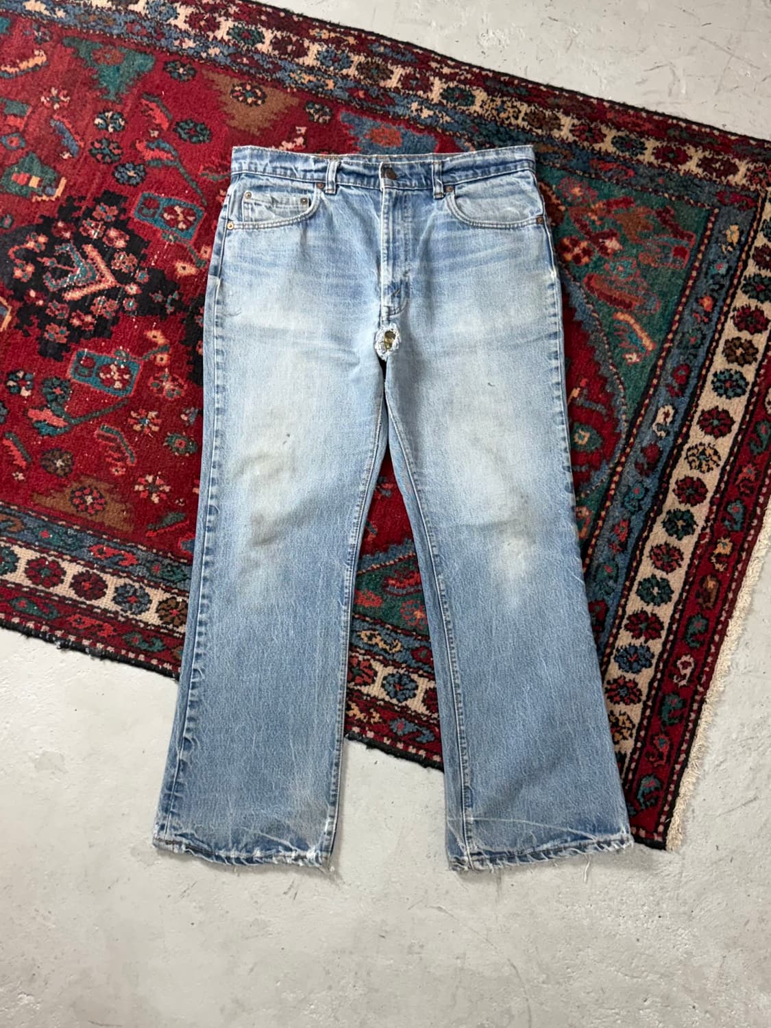 80's USA 빈티지 리바이스 517 체인스티치 상품이미지1