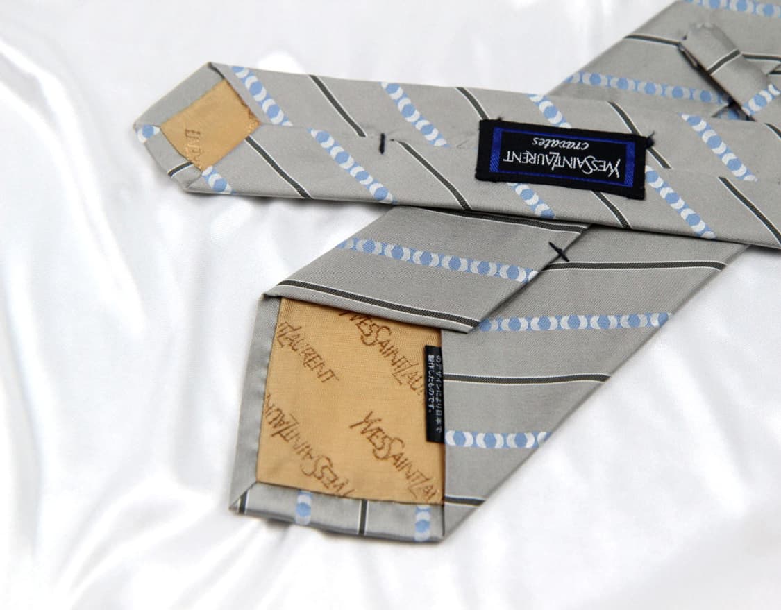 입생로랑 7.7cm A등급 남자 명품 넥타이 상품이미지4