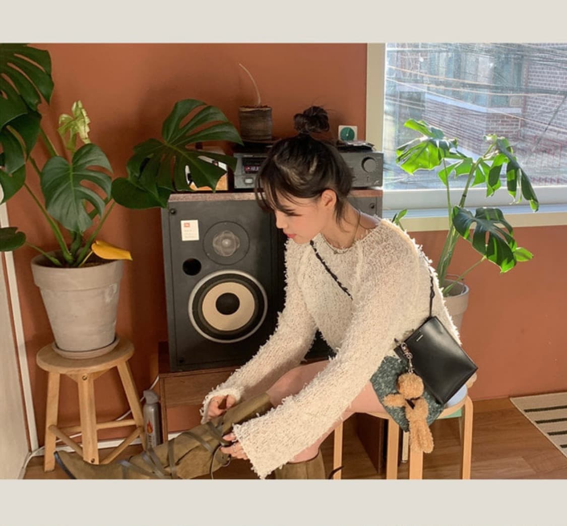 데일리마켓 베이지 가죽레더 스트랩(줄) 부츠 leather boots 상품이미지6