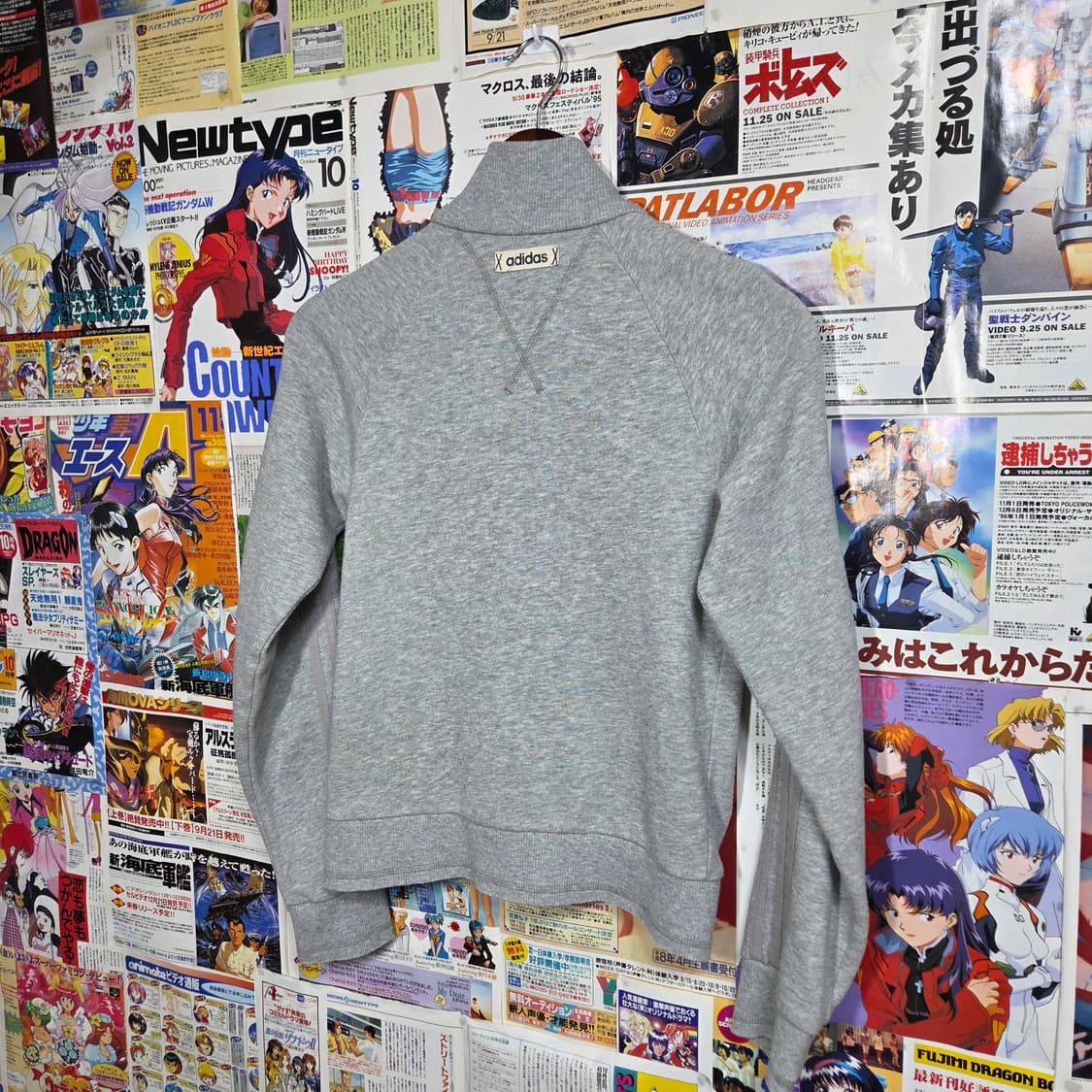 아디다스 그레이 슬림핏 코튼 집업 상품이미지6