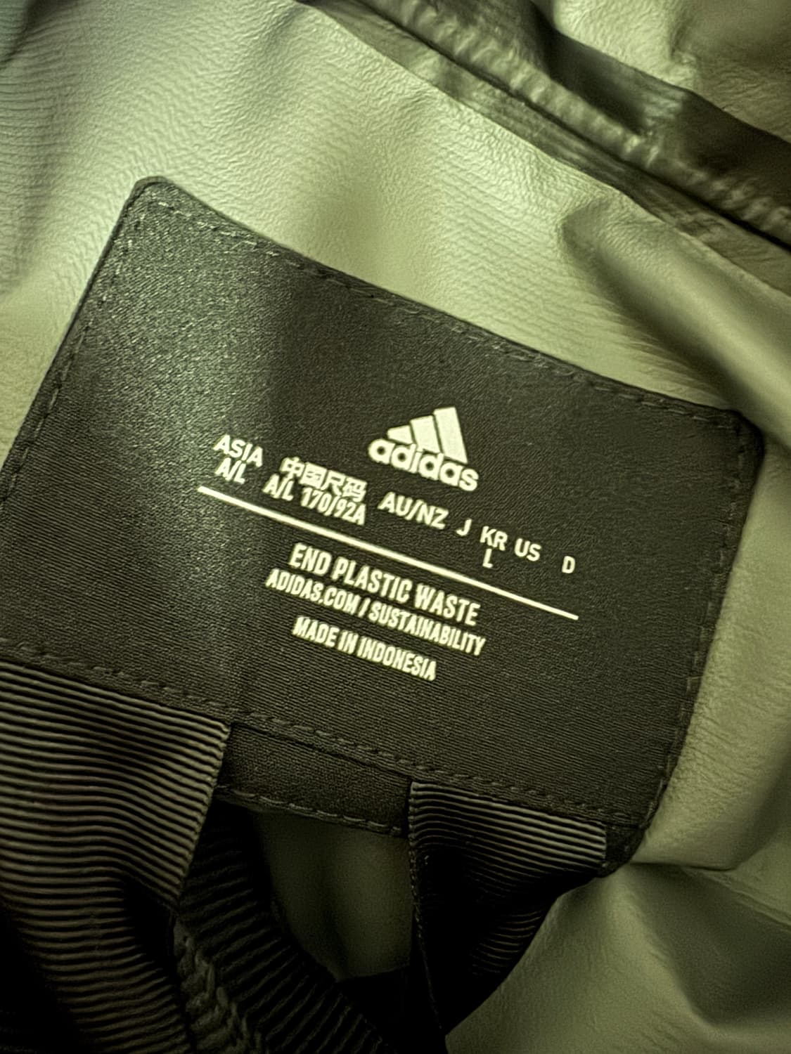 여성 아디다스 22시즌 마이쉘터 레인 자켓 L 퍼플 상품이미지3