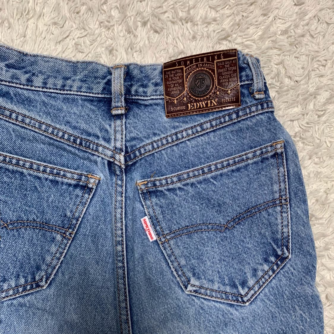 [25] Something By Edwin 하이웨스트 데님팬츠 상품이미지1